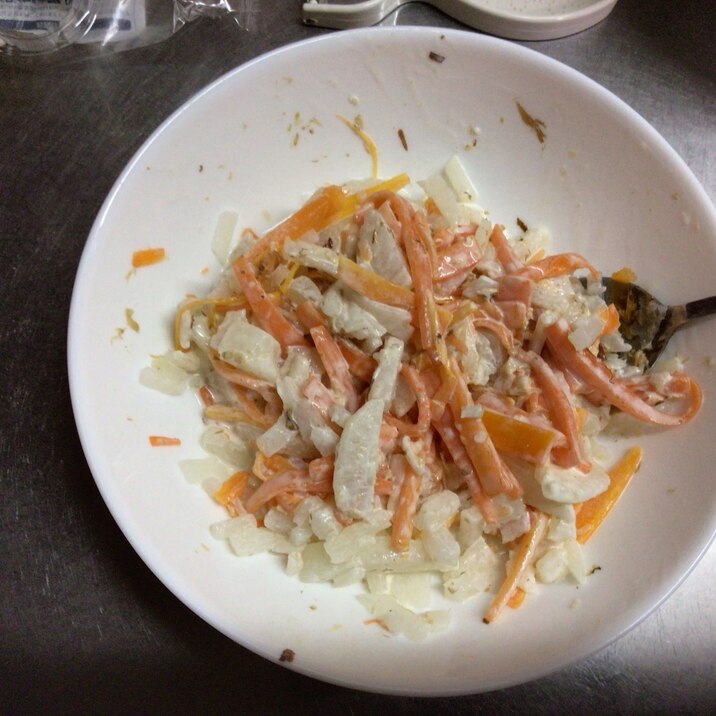 節約!人参と大根のサラダ